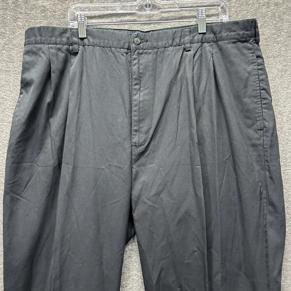 Polo Ralph Lauren Mens Black Classic Chino Pants 42x32 100% Cotton‎